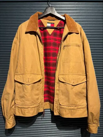 베이지 코듀로이 옷깃 자켓