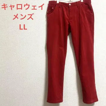 캘러웨이 골프 팬츠 코듀로이 스트레치 남성용 레드