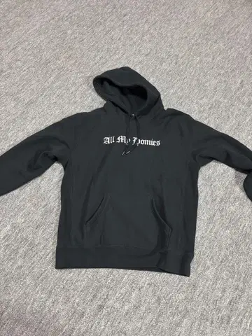 All My Homies 후드티 L 사이즈 (블랙)
