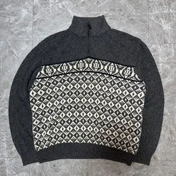 Geoffrey Beene XL 집업 스웨터 하프 지퍼 g8