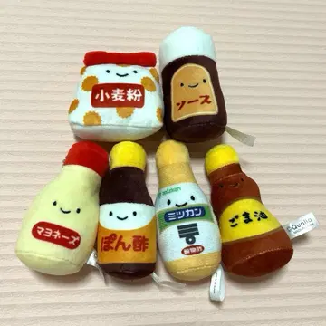 조미료 봉제 인형 쿠오리아 닛코리노 6개 세트