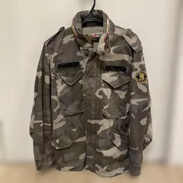 Duffy 카모플라쥬 밀리터리 자켓 L