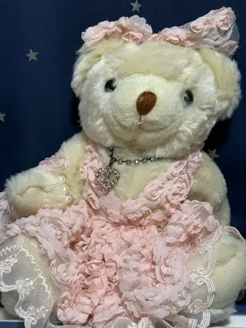 꽃무늬 드레스 봉제 인형