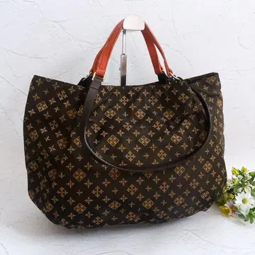 [ 새상품급 ] russet 2WAY 핸들 토트백 블랙 카멜 x 오렌지