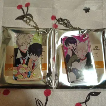 나카마데 아이시테 트레이딩 스퀘어 아크릴 키링