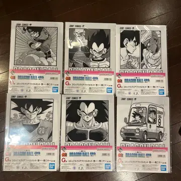 드래곤볼 클리어 파일 세트 6매