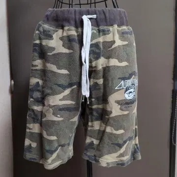 카모 패턴 숏팬츠 코튼 혼방
