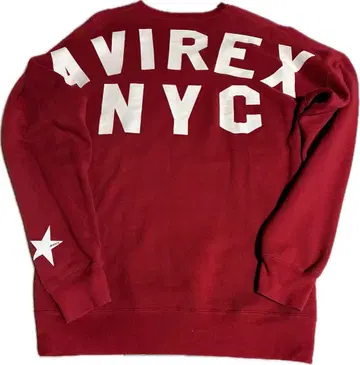 새상품급 AVIREX 아비렉스 빅 로고 맨투맨 L 사이즈