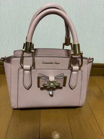 사만사 베가 핑크 핸드백