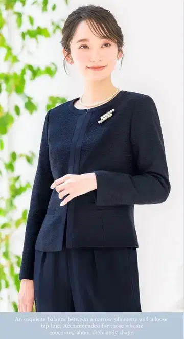 ELENA 트위드 자켓 시치고산 입학식 졸업식 포멀 네이비