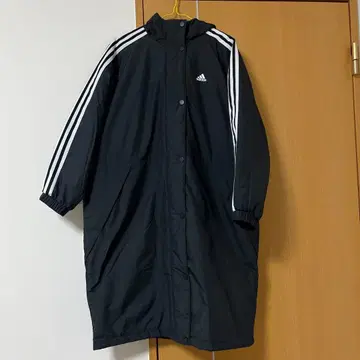 adidas 벤치 코트 블랙 새상품급