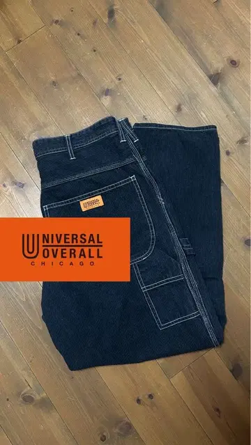 UNIVERSAL OVERALL 데님 팬츠 워크 팬츠 바지 하의