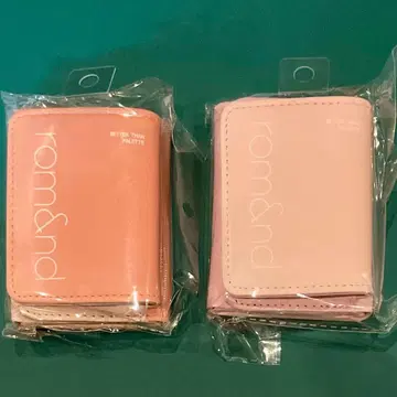 rom&nd 롬앤 3단 폴더형 지갑 프라이스 2개