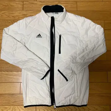 adidas 화이트 자켓 3선 스트라이프