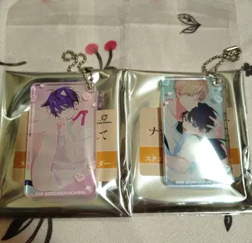 나카마데 아이시테 트레이딩 스퀘어 아크릴 키링