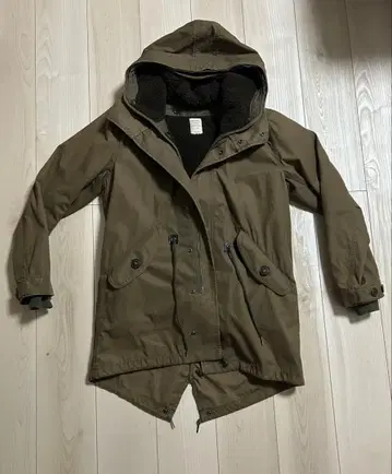 백 넘버 여성용 모즈 코트 라이너 포함 S 사이즈