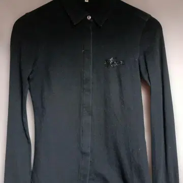 LACOSTE 블랙 긴팔 셔츠 38 여성용