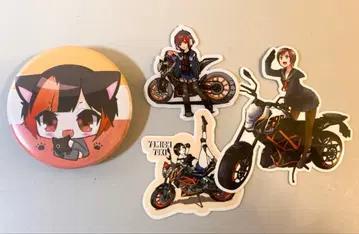 [ 요미치 유키 ] 방수 스티커 3종 & 캔뱃지 세트