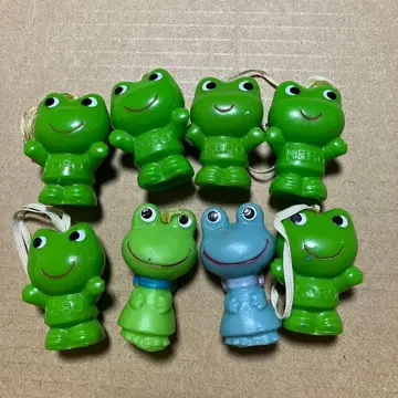 개구리 캐릭터 피규어 세트 8개