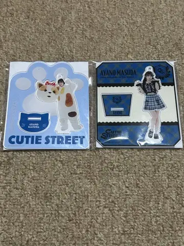 CUTIE STREET 마스다 아야노 아크릴 스탠드 2종 세트