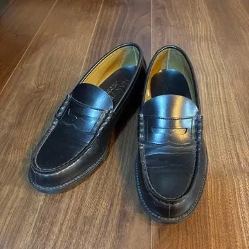 하루타 블랙 로퍼 25.5cmEEE