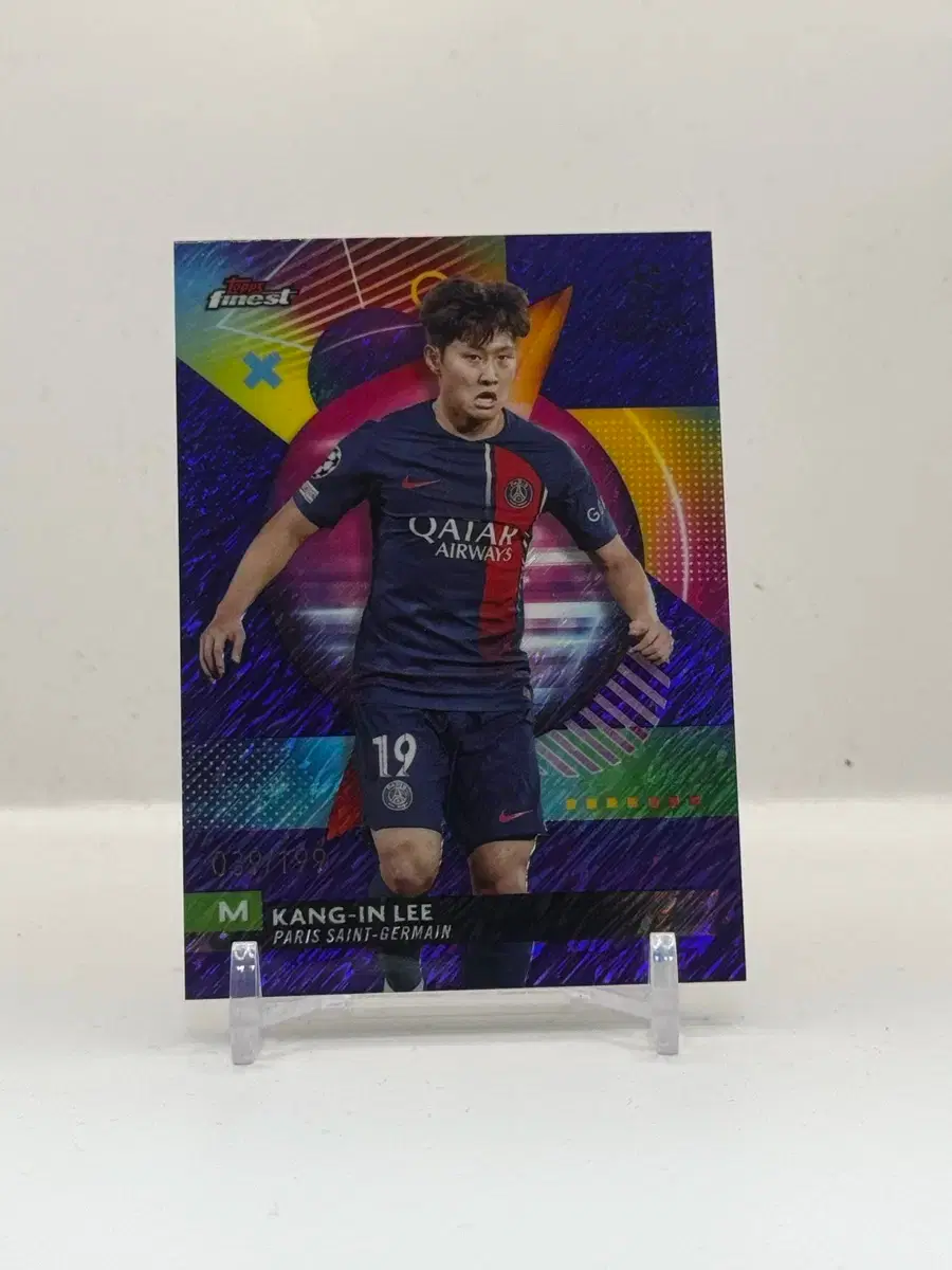 Topps 이강인 파리생제르망 축구 카드 /199