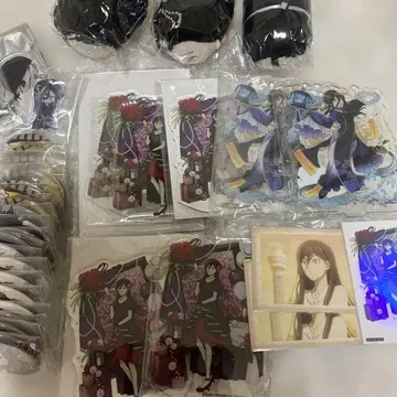 문호 스트레이독스 은 묶음 판매 아크릴 스탠드 캔 배지