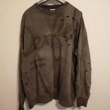 EPTM. 데미지 가공 맨투맨 L 사이즈