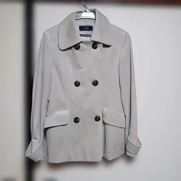 ESPIE 라이트 그레이 더블 브레스트 자켓