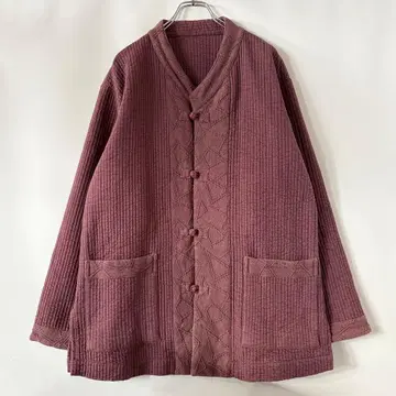 코튼 차이나 자켓 빈티지 구제 의류 디자인 자켓