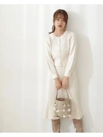 케이블 가디건 니트 세트 PROPORTION BODY DRESSING