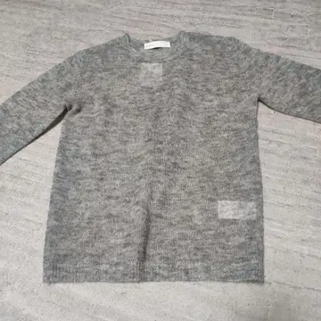 파인 알파카 울 시어 니트 NOBLE