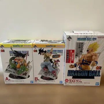제일복권 드래곤볼 40주년 피규어 A상 B상 라스트원상 세트