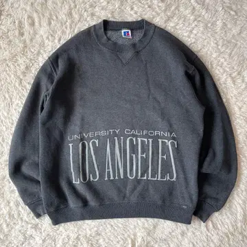 80s 러셀 애슬레틱 맨투맨 칼리지 로고 M 그레이 USA제