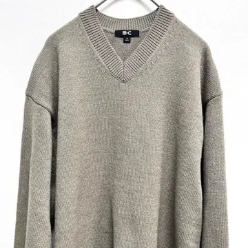 UNIQLO C 릴랙스 V넥 스웨터 베이지 M