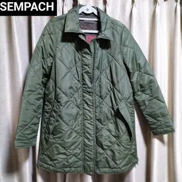 SEMPACH 퀼팅 자켓 퀼트 코트 카키 size S