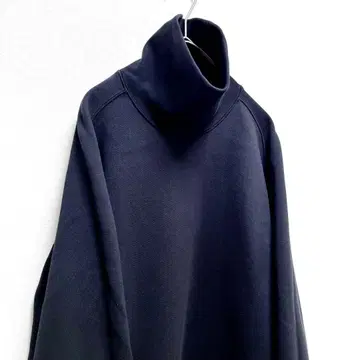 UNIQLO U 맨투맨 터틀넥 셔츠 M 블랙