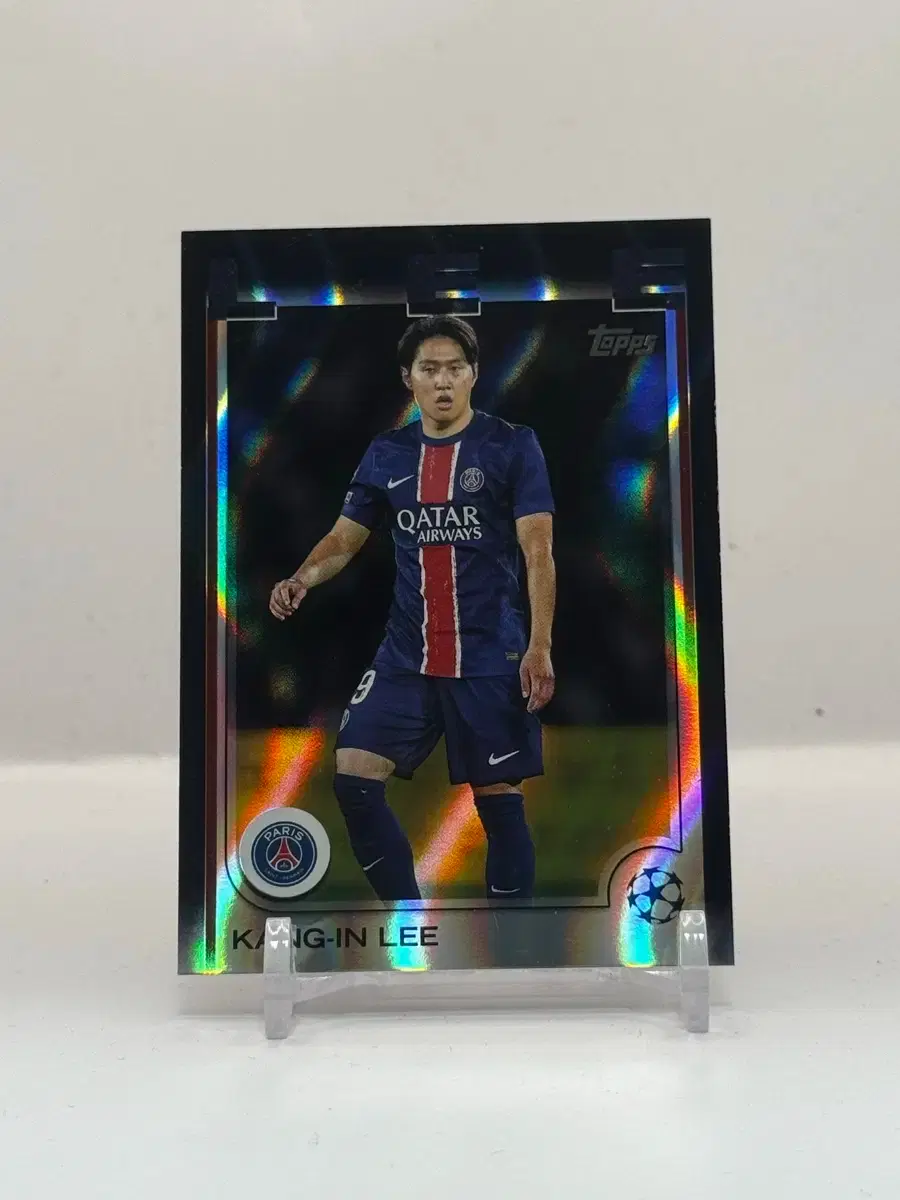 Topps 이강인 선수 카드 블랙라바
