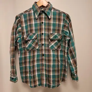 FIVE BROTHER 플란넬 셔츠 모리 택 빈티지