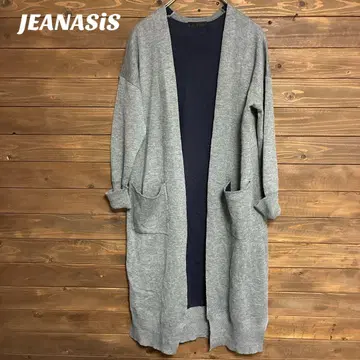 [지나시스] JEANASIS 그레이 롱 가디건 F