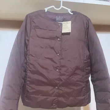 노카라 다운 자켓 S 사이즈 보르도