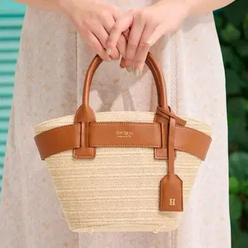 Herlipto Palma Mini 토트백 브라운