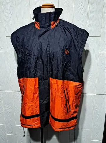 [ 빈티지 ] TOMMY 블랙 오렌지 베스트