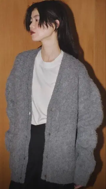 Brashed Vneck Cardigan todayful