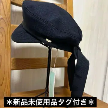 새상품*TOCCA 캡 캐스킷 헌팅 모자 리본 일본제