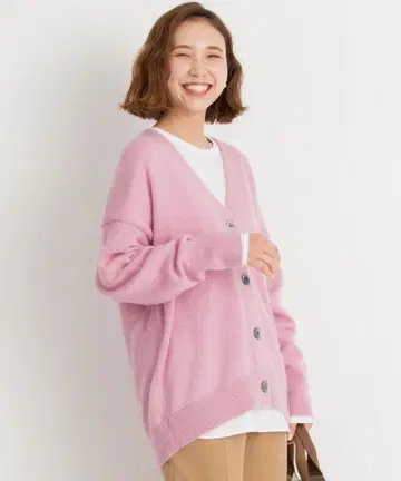 새상품 23구 [38] 파인 모헤어 V넥 가디건