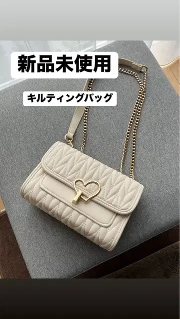 [ 미사용 새상품 ] 퀼팅 숄더백