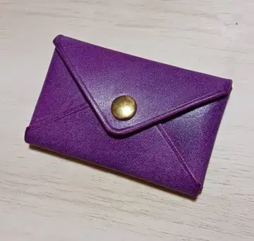 레터형 카드 케이스 가죽