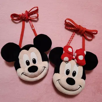 디즈니 미키 미니 패스 케이스 세트 숄더