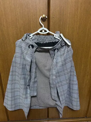 BOOGIE WOOGIE 체크 무늬 플레어 스커트